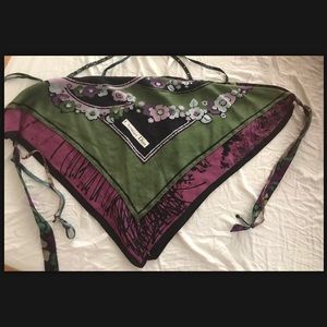 Christian Dior Bandana Silk top